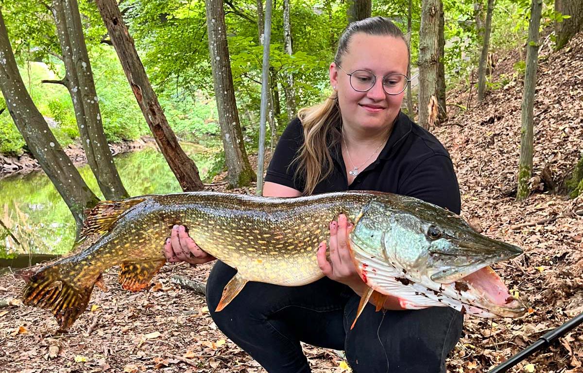 Karen Boßinger Hecht 102 cm 7,2 kg Schwarzach